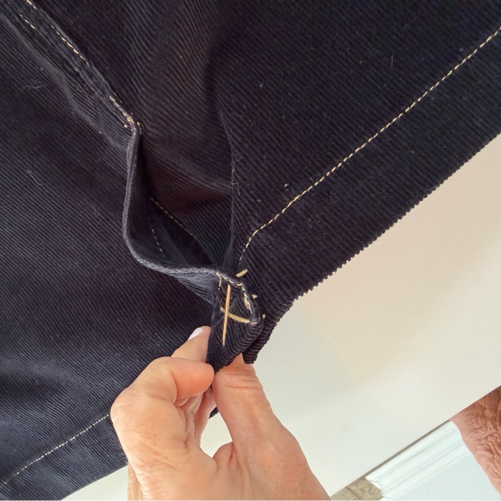 Boden Black Cord Mini Skirt - Picture 10 of 12